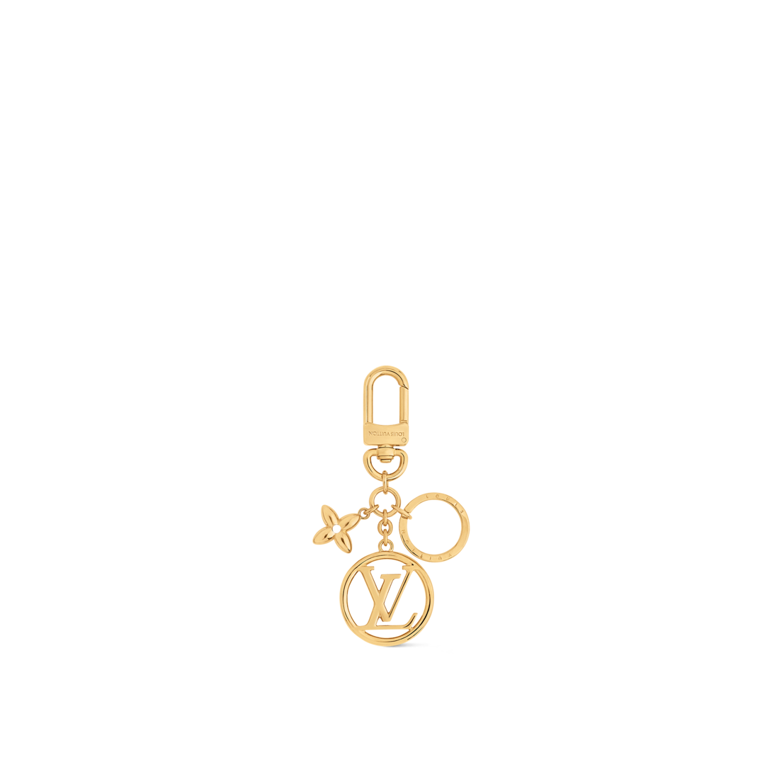 LV Circle Bag Charm & Key Holder - Luxury S00 Gold | LOUIS VUITTON